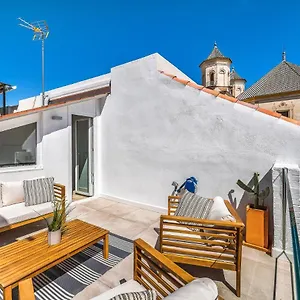 Urban Rose , Superb Private House In Historical Center, With Sunny Rooftop , Málaga Spanje